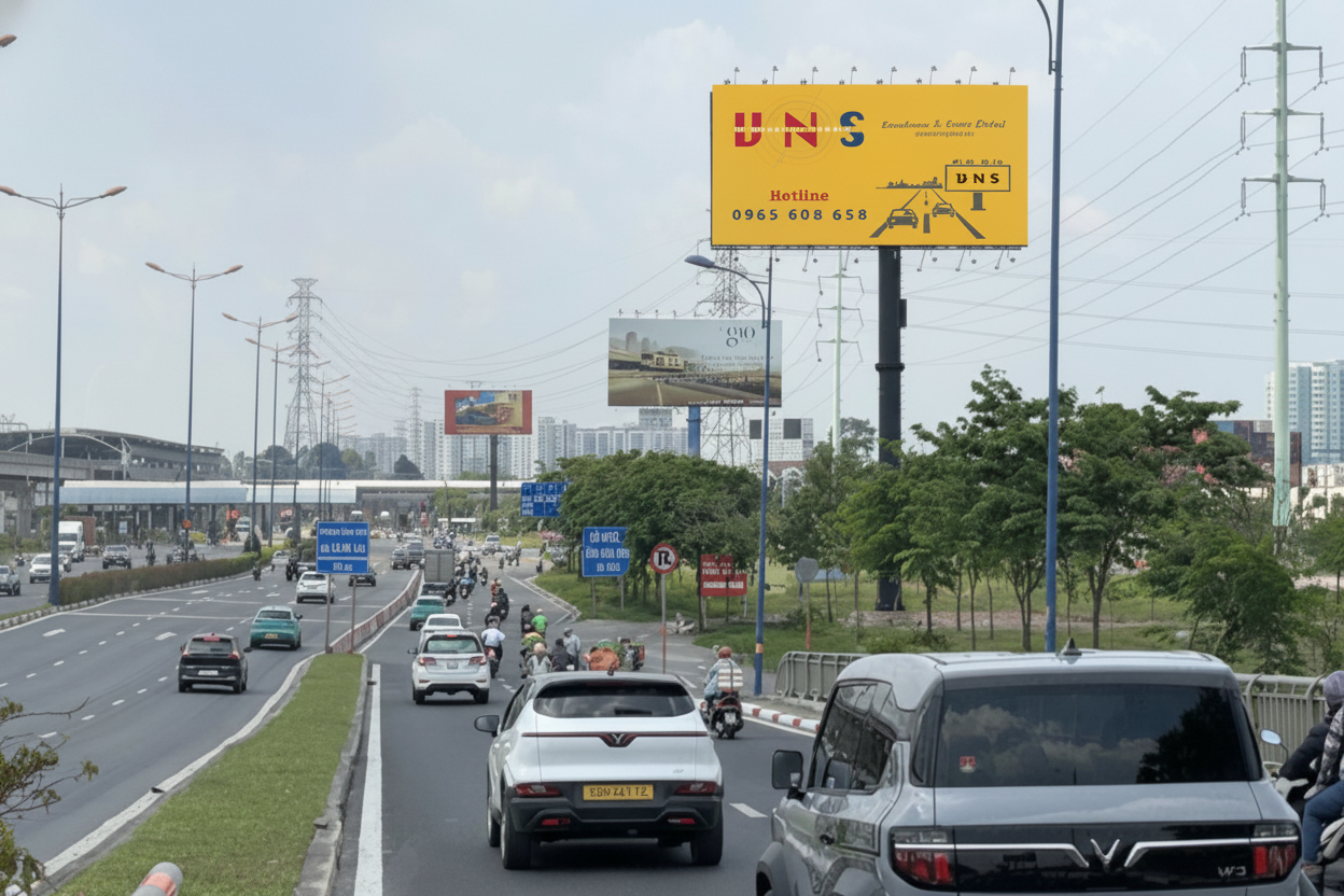 Mảng xanh trước số 404 Võ Nguyên Giáp (Xa lộ Hà Nội)